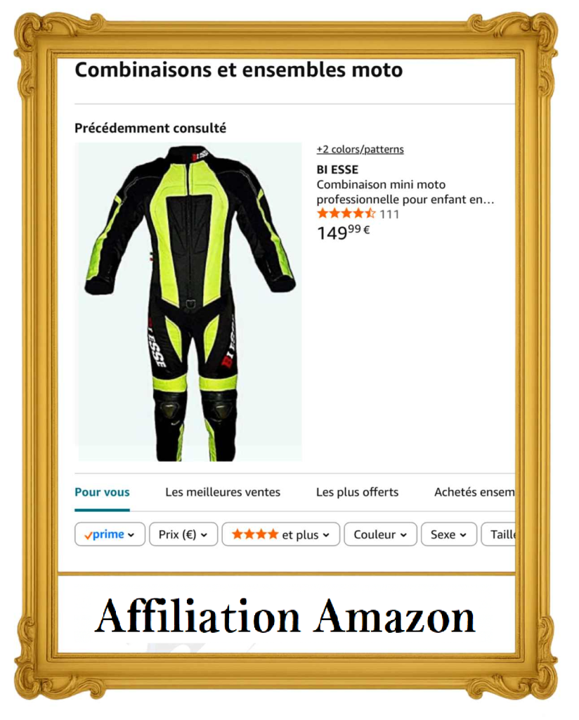 Combinaison moto enfant BI ESSE cuir et Cordura vert fluo – sécurité et visibilité pour road trip.