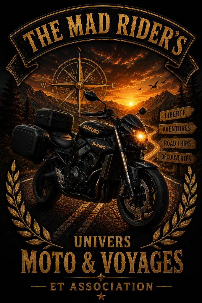 The Mad Rider’s – Univers moto, road trips et association motarde autour de la Suzuki B-King 1340